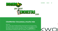 Desktop Screenshot of dineroporhacerencuestas.com